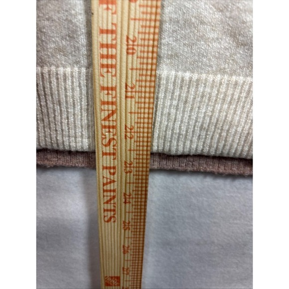 Madewell  Mock Neck Sweater Womens Cream Brown Good Pocket Relaxed size Xs - Picture 3 of 12